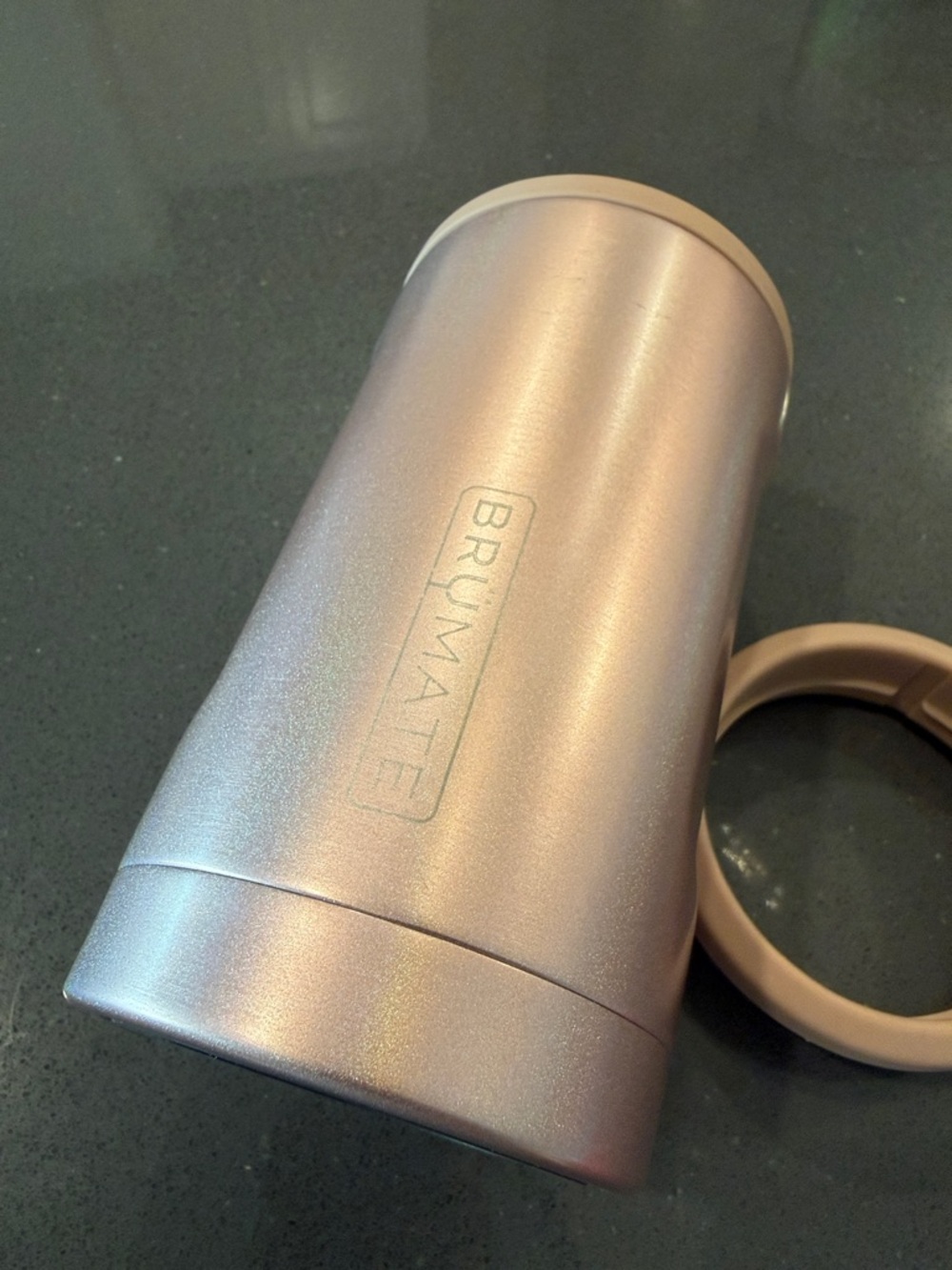 Rose Gold Shimmer Brumate insulated Cup